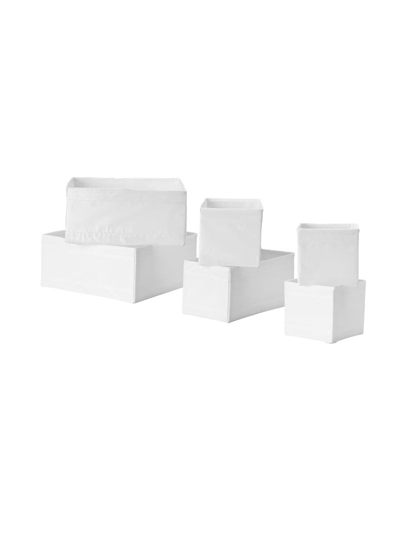 صندوق ، طقم 6 قطع أبيض - Image 2