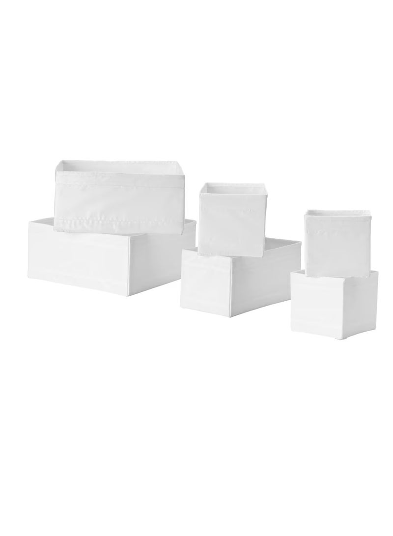 صندوق ، طقم 6 قطع أبيض - Image 3