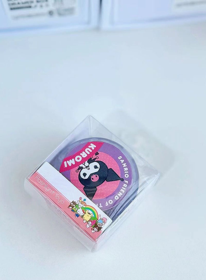 Sanrio Kuromi Yoyo Ball with Colorful Lights for Kids