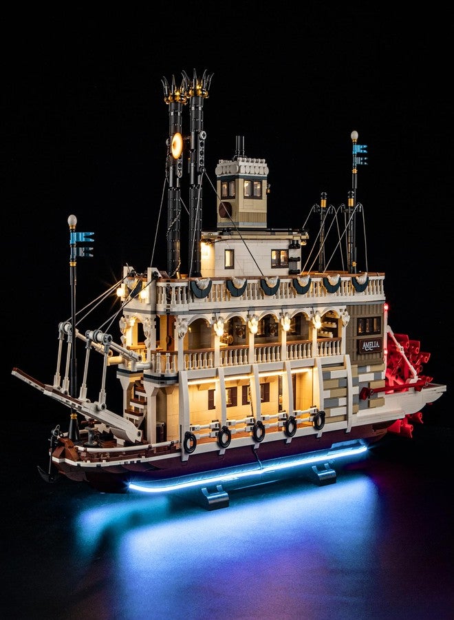 BRIKSMAX 2.0 Light Kit for Lego-River Steamboat -Innovative Led Lighting Compatible with Lego Ideas 21356 - Not Included Model Set - Image 1