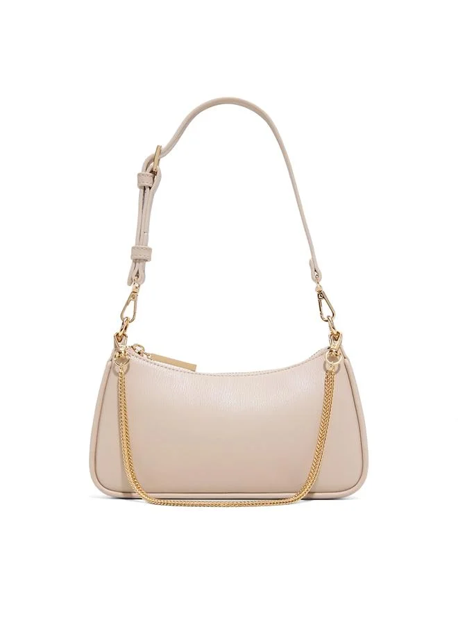 Jainnie Ladies Beige Shoulder Bag