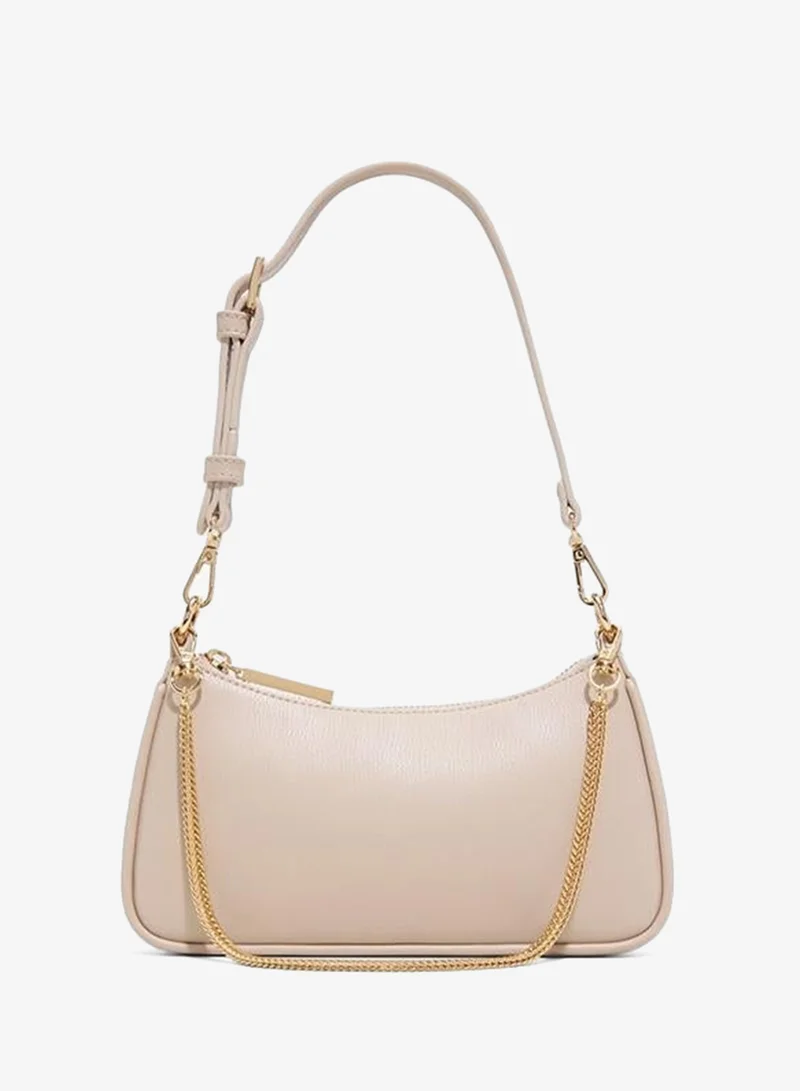 Jainnie Ladies Beige Shoulder Bag
