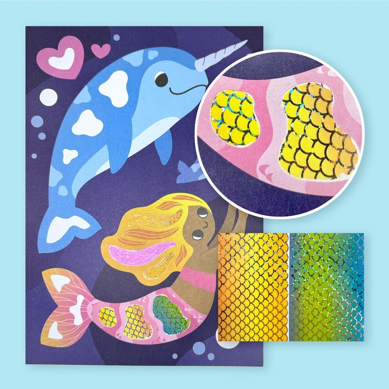 Tiger Tribe Foil Art - Ocean Magic - Image 4
