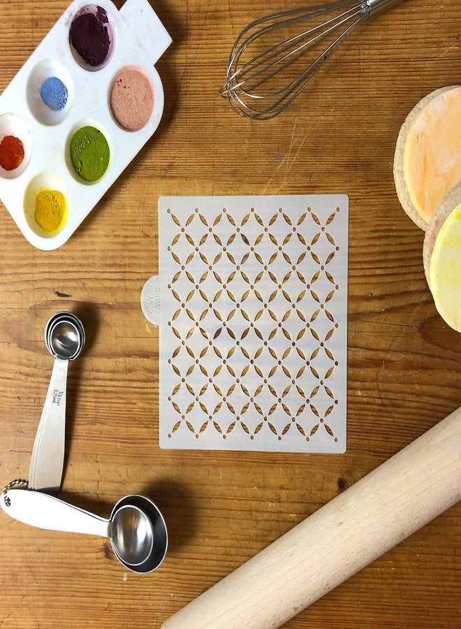 Designer Stencils Swiss Dot Lattice Cookie and Craft Stencil CM002 by Designer Stencils - Image 2