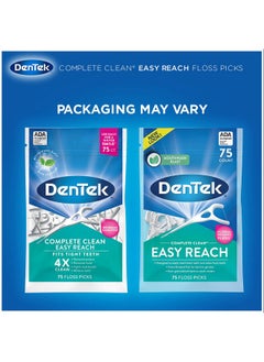 Dentek Comfort Clean Sensitive Gums Floss Picks, 75 Count (Pack Of 6)  - Image 2