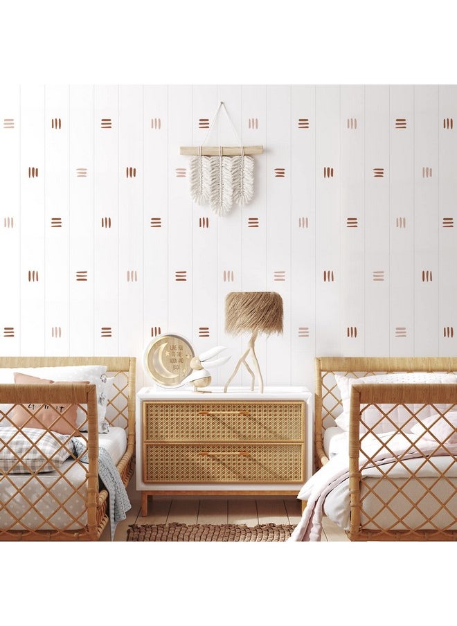 Alwayspon 36Pcs Brown Line Boho Art Wall Decals Peel And Stick Wall Stickers For Living Nursery Room Bedroom Wall Decor  - Image 4