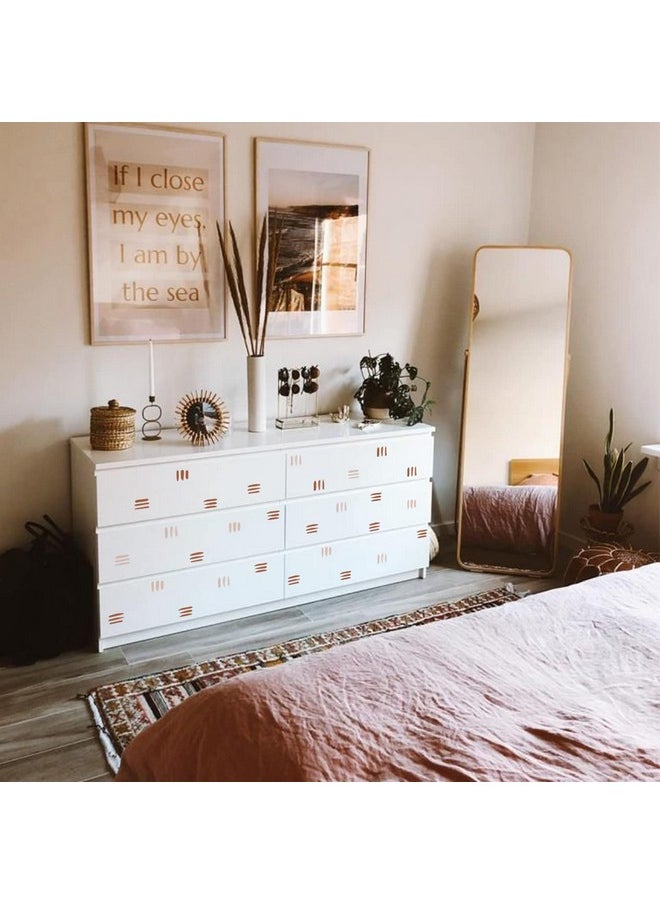 Alwayspon 36Pcs Brown Line Boho Art Wall Decals Peel And Stick Wall Stickers For Living Nursery Room Bedroom Wall Decor  - Image 3