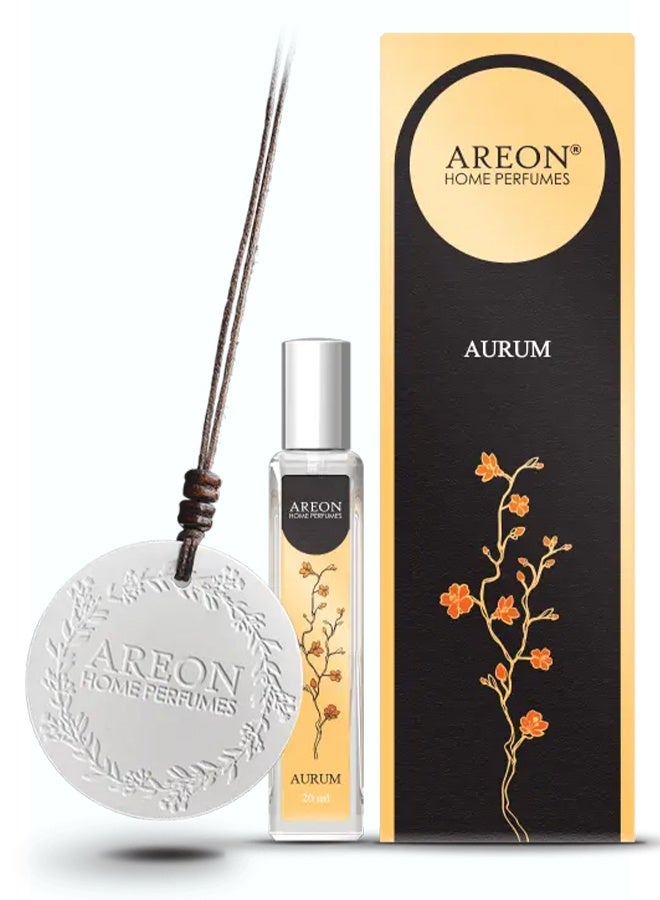 AREON Car & Home Perfume Ceramic Disc 20ml - Aurum - Image 1