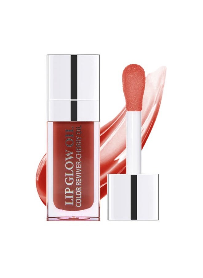 Sea-Maid - Plumping Lip Oil, Hydrating Lip Gloss Tinted Lip Balm Transparent Lip Care, Big Brush Head Glitter Shine, Long Lasting Nourishing Non-sticky Fresh Texture - Image 1