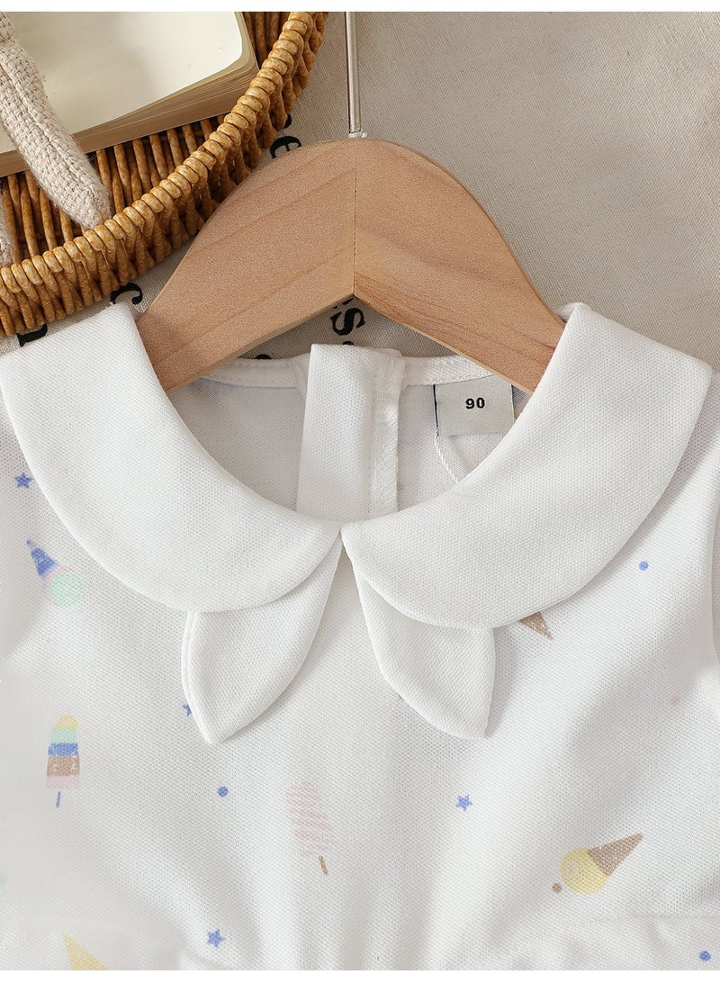 KUYEEBEAR Girls' Short Sleeve Casual A-Line Dress - Image 4