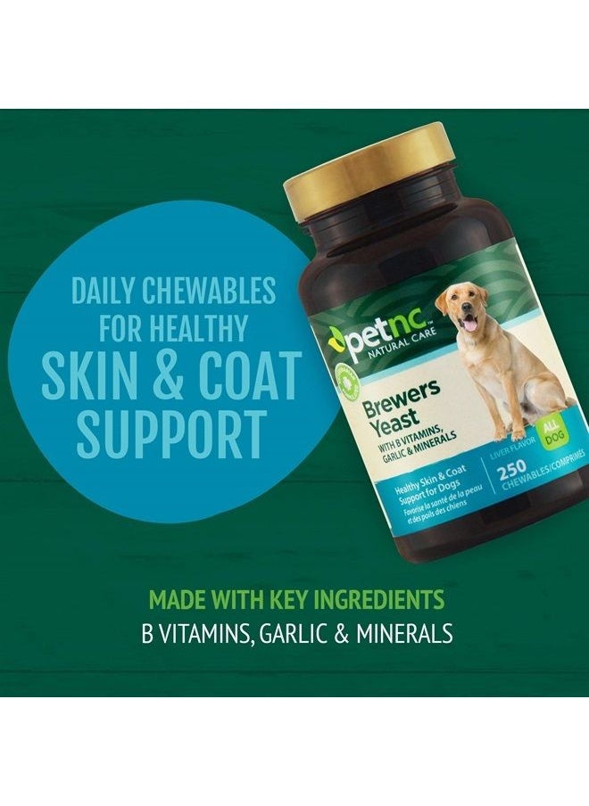 petnc NATURAL CARE Brewers Yeast Chewables for Dogs, 250 Count  - Image 4