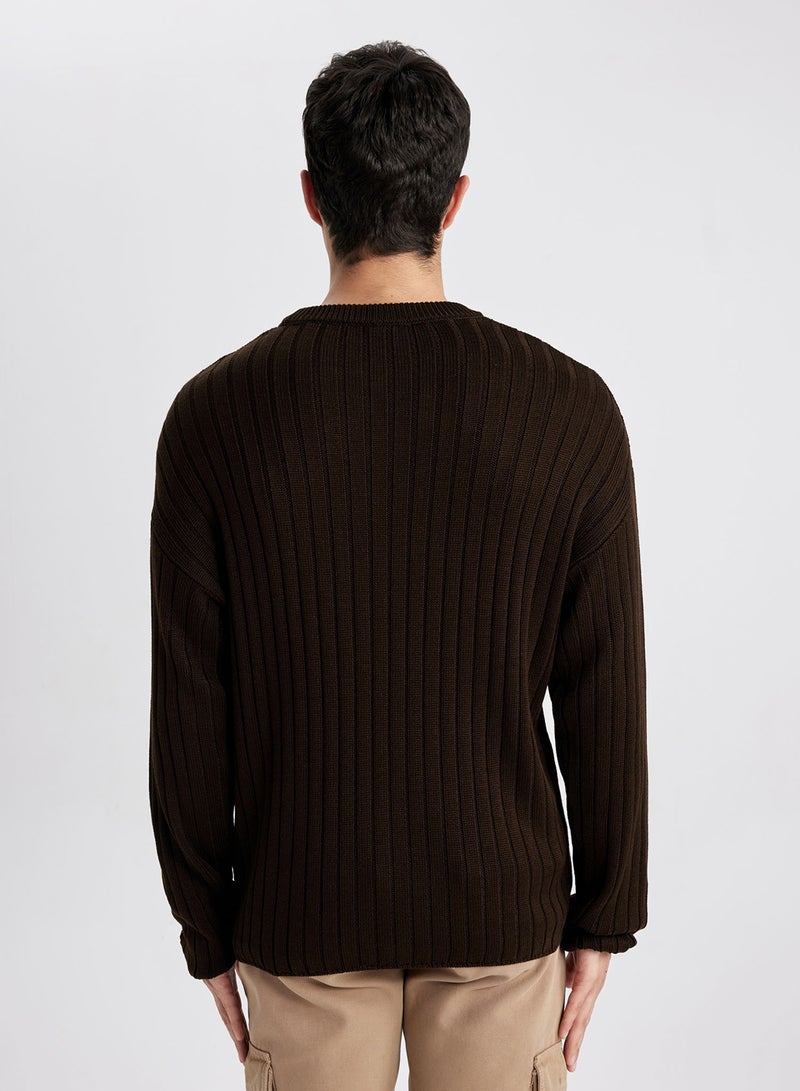 DeFacto Relax Fit Crew Neck Sweater  - Image 2