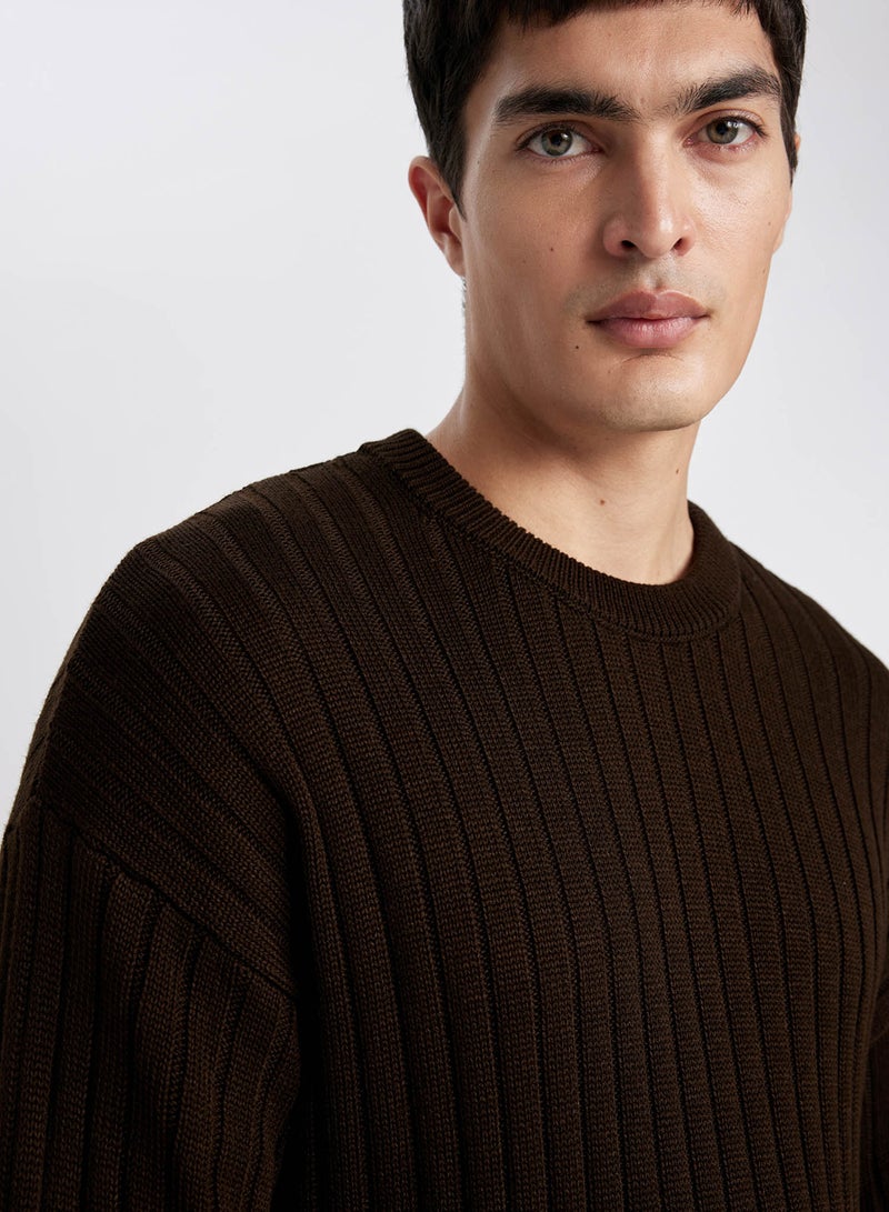 DeFacto Relax Fit Crew Neck Sweater  - Image 3