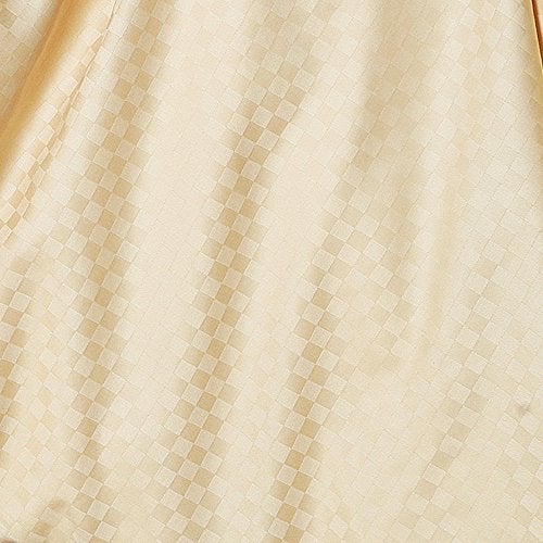 Spread Spain Oxford Cotton 400 Thread Count Soft Comfort Modern Design Bedsheets for Single Bed Size Flat Sheet with 1 Pillow Covers (60'' x 90'' inch Gold) - Image 4