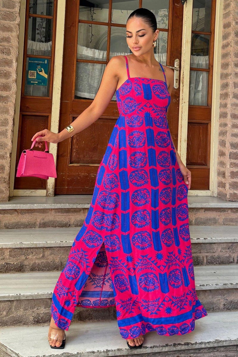 Weshaya Dress Women Fuchsia - Image 1