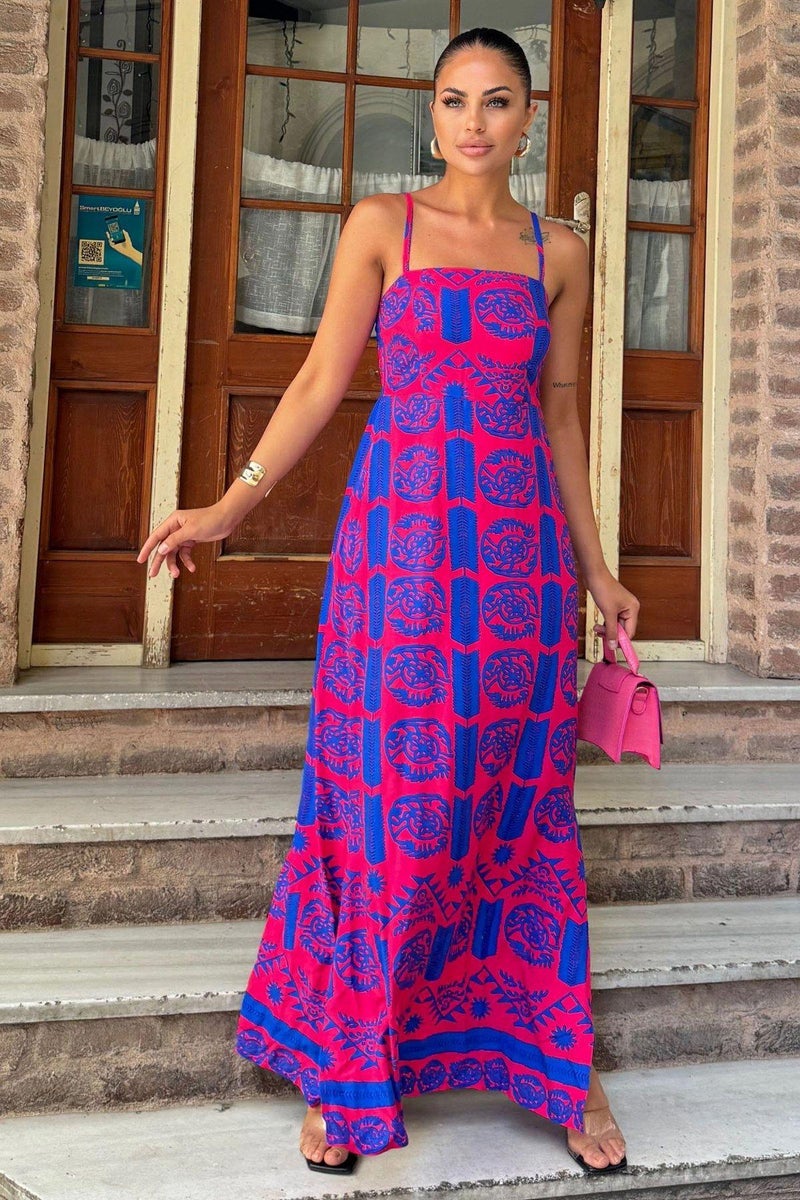 Weshaya Dress Women Fuchsia - Image 3