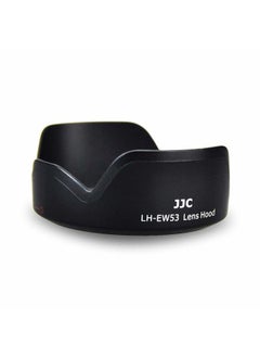 JJC Camera Lens Hood Shade for Canon EF-M 15-45mm f/3.5-6.3 is STM & RF-S 18-45mm f/4.5-6.3 is STM Lens on Canon EOS R100 R50 M50 M50 Mark II M5 M6 M6 Mark II M200 M100 Replaces Canon EW-53 Hood  - Image 1