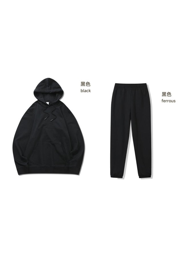 Autumn And Winter Sportswear Suit Group Pure Cotton Games Two-piece Top Training Clothing Long-sleeved Adult Sweatshirt Customization