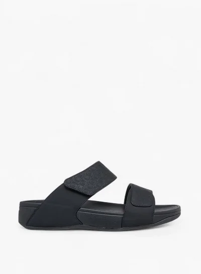 Le Confort Men Logo Embossed Slip-On Comfort Sandals