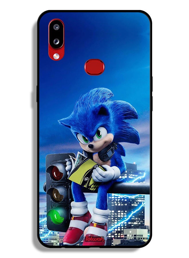 Tolwak Samsung Galaxy A10s Protective Case Cover Sonic Reading - Image 1