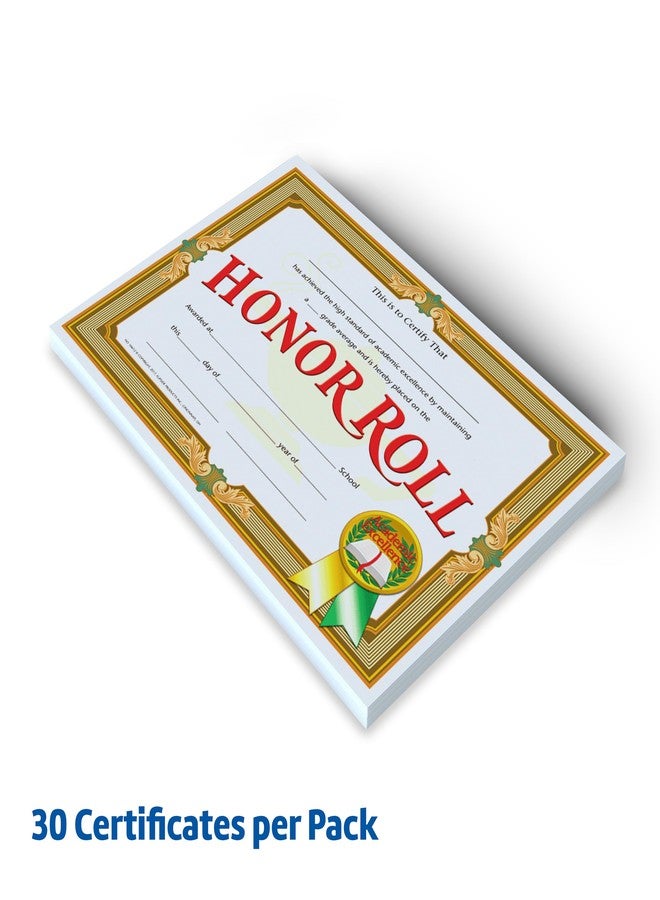Flipside Products Honor Roll Certificate, Recognition, Award Students, Incentive, 8.5" x 11", 30 Per Pack, 5 Packs - Image 4
