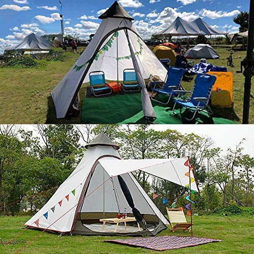 Vidalido 12'x10'x8'Dome Camping Tent 5-6 Person 4 Season Double Layers Waterproof Anti-UV Windproof Tents Family Outdoor Camping Tent - Image 2