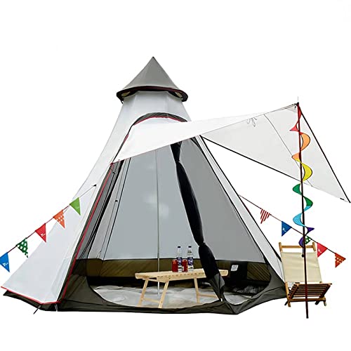 Vidalido 12'x10'x8'Dome Camping Tent 5-6 Person 4 Season Double Layers Waterproof Anti-UV Windproof Tents Family Outdoor Camping Tent - Image 1