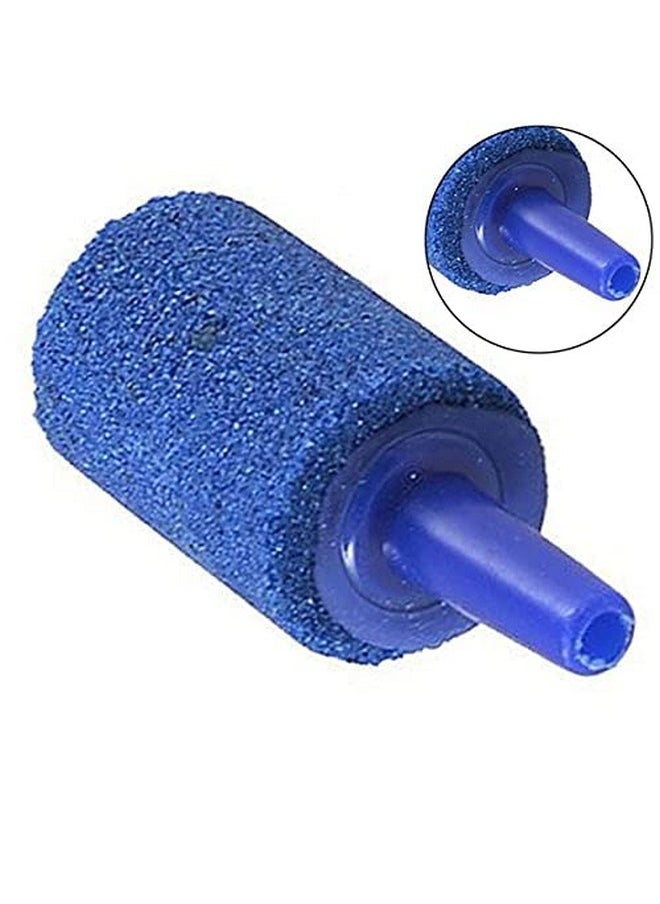 VAYINATO (Pack Of 10) 1 Inch Cylinder Shaped Fish Tank Aquarium Oxygen Aerator Air Stone | Blue Colour By Petzlifeworld  - Image 3