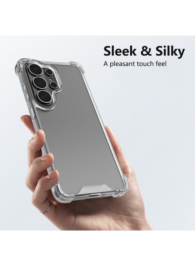 Youque 3 in 1 Samsung Galaxy S26 Ultra Protection Pack, Clear Case with Screen Protector&Camera Lens, Transparent Slim Fit Anti-Scratch Soft TPU Edge Hard PC Back Cover with Airbag Corners, Clear ﻿ - Image 5