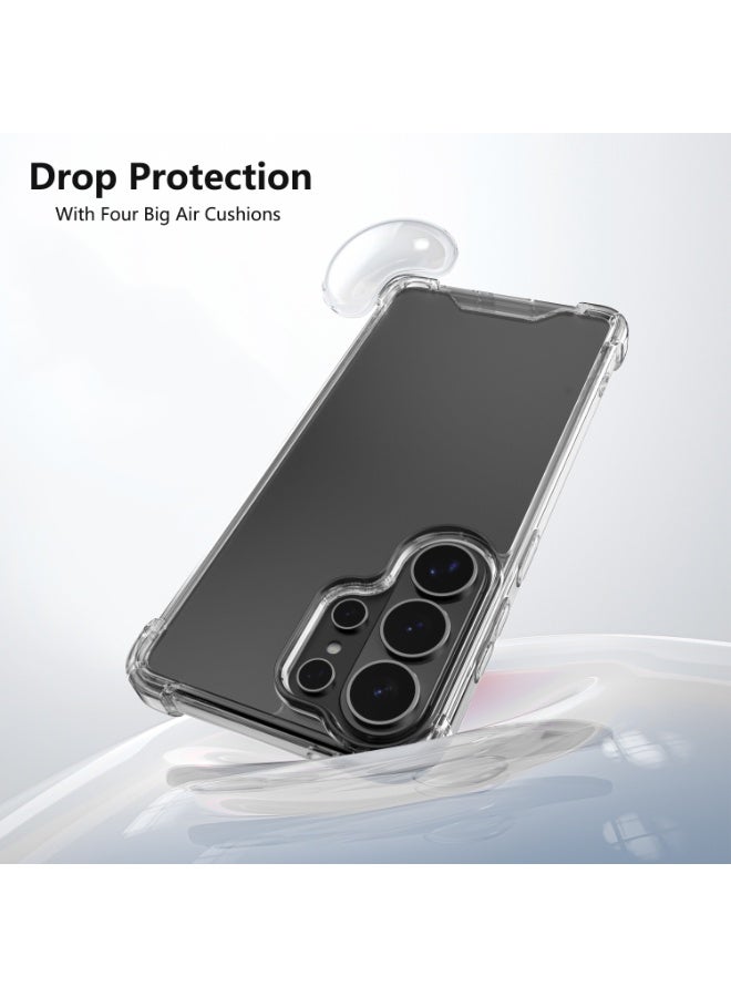 Youque 3 in 1 Samsung Galaxy S26 Ultra Protection Pack, Clear Case with Screen Protector&Camera Lens, Transparent Slim Fit Anti-Scratch Soft TPU Edge Hard PC Back Cover with Airbag Corners, Clear ﻿ - Image 2