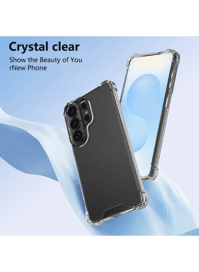 Youque 3 in 1 Samsung Galaxy S26 Ultra Protection Pack, Clear Case with Screen Protector&Camera Lens, Transparent Slim Fit Anti-Scratch Soft TPU Edge Hard PC Back Cover with Airbag Corners, Clear ﻿ - Image 4