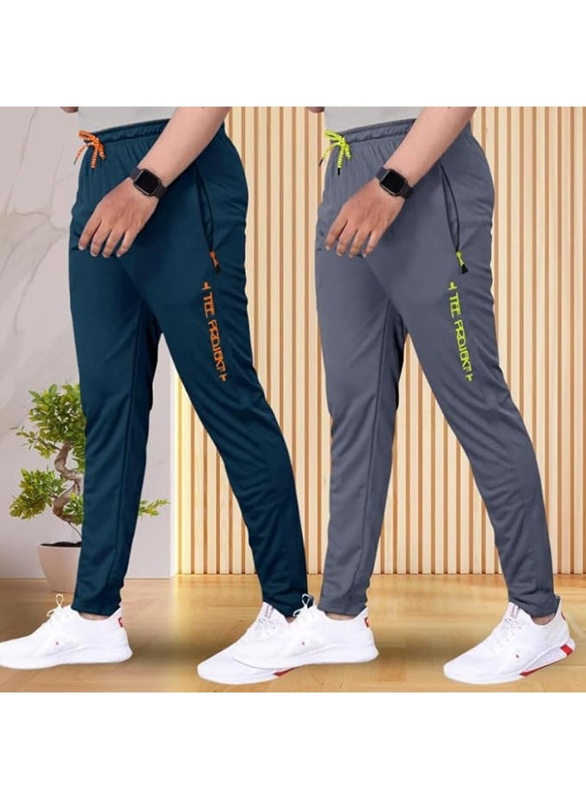 بنطال رياضي للرجال من TEE PROJEKT - تصميم عصري بلون موحد مع جيب، مناسب للأنشطة الرياضية واليوغا (عبوة من قطعتين) - مقاس L - Image 4
