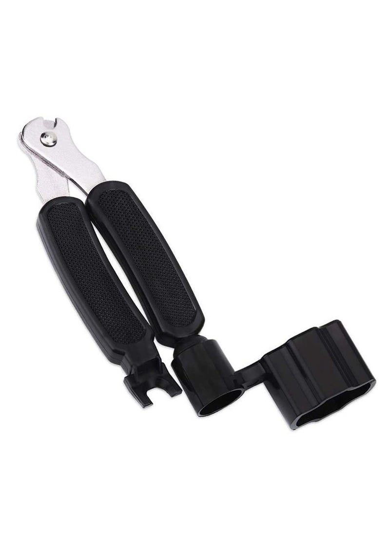 Guitar String Winder Cutter Pin Puller - 3 In 1 Multifunctional Guitar Maintenance Tool/String Peg Winder + String Cutter + Pin Puller Instrument Accessories