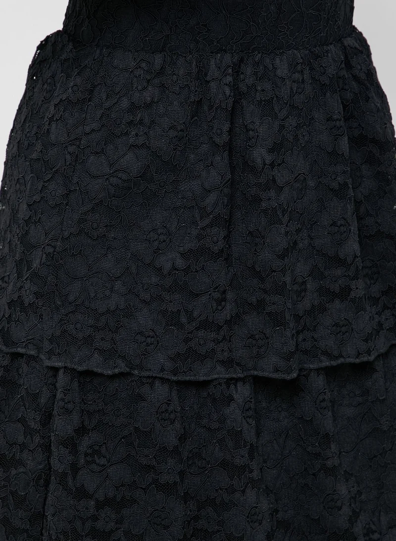 VERO MODA Layered Lace Skirt
