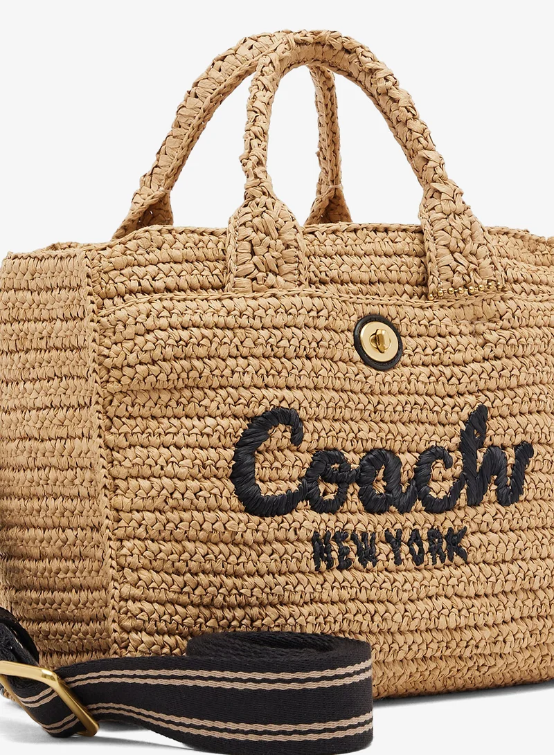 COACH  Cargo Tote Bag 26 in Straw for Women | Best Price UAE