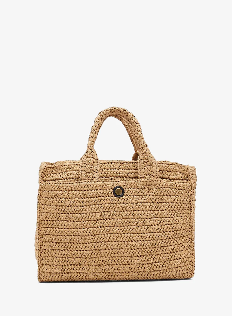 كوتش حقيبة شحن من القش مقاس  بوصة