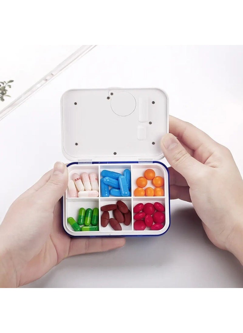 Gaman - Smart Medicine Clock Reminding Medication Storage Box with 5 Alarms, Clock and Stopwatch Feature - Image 1