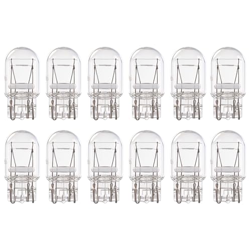 Kadiby 12 Pack 7443 Bulb 7444 T20 W215W 7443LL BrakeTail Light BulbsTurn Signal Long Life Daytime Running LampDRL for RAV4 CRV Civic Pilot Camry Silverado 4Runner Altima Corolla and others - Image 1