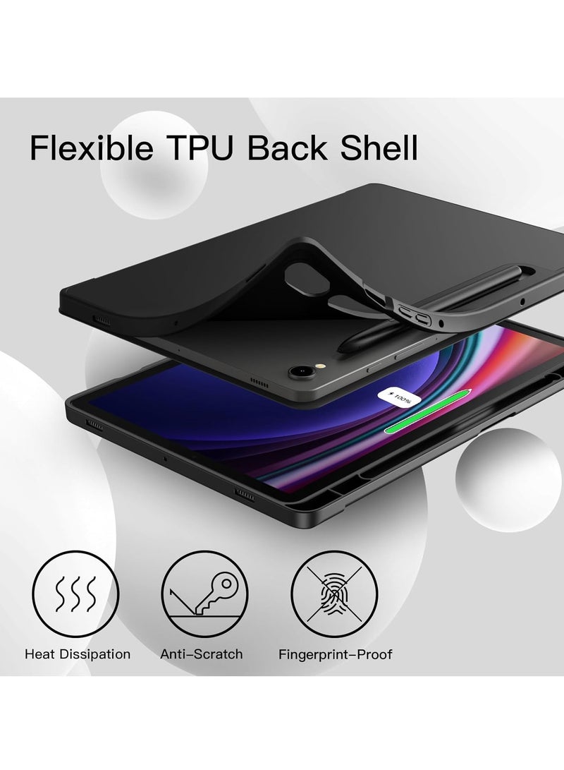 MIGOFAST Slim Case for Samsung Galaxy Tab S9 11 Inch 2023 with S Pen Holder Ultra Thin Lightweight Tri-Fold Stand Cover with Auto Wake/Sleep - Image 4