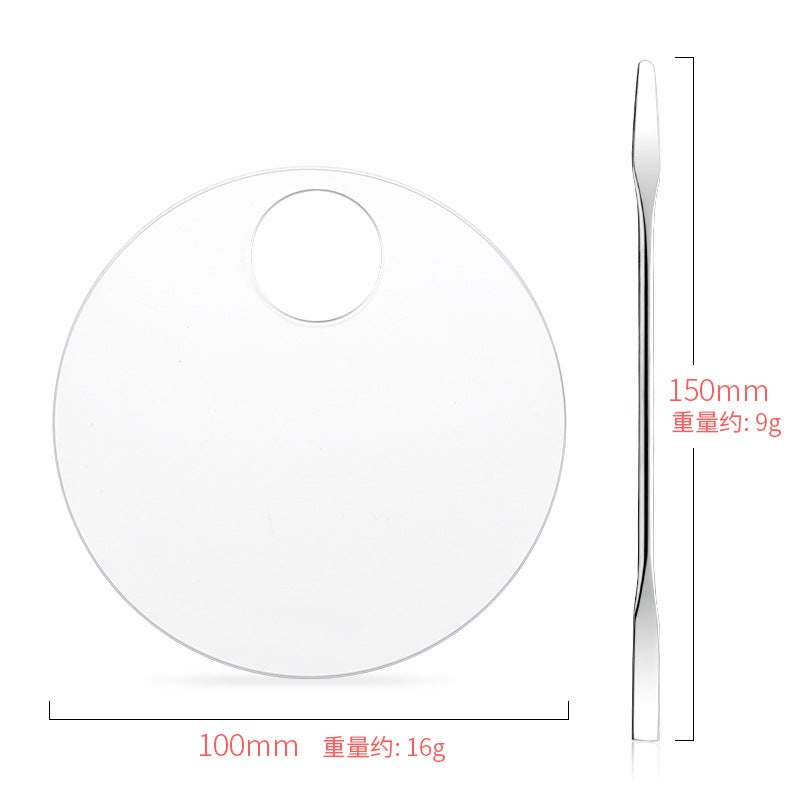 Acrylic Nail Art Palette Set – Transparent Painting Tool for General Use - Image 1