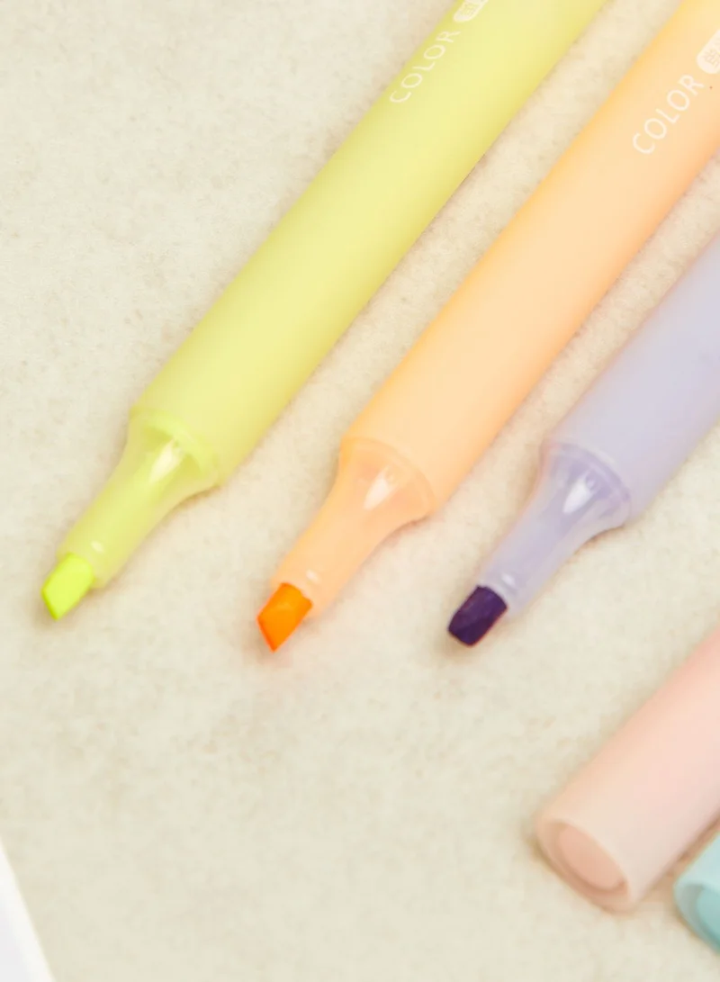 Pink Cactus Set Of 8 Highlighter Pens