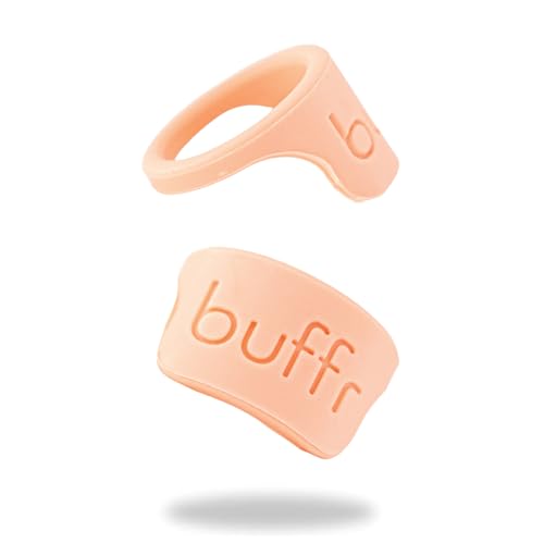 BUFFR Silicone Ring Protector for Working Out – Wedding Ring Protector – Rubber Ring Guard for Women –Light Pink, Size 7 - Image 1