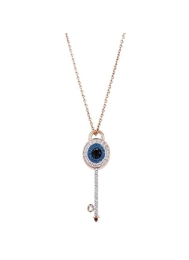 elli SWAN Cystal  Eye Key Pendant Necklace  - Image 1