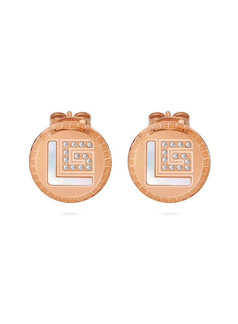 Guy Laroche Diane Rose Gold Plated Earrings for Women