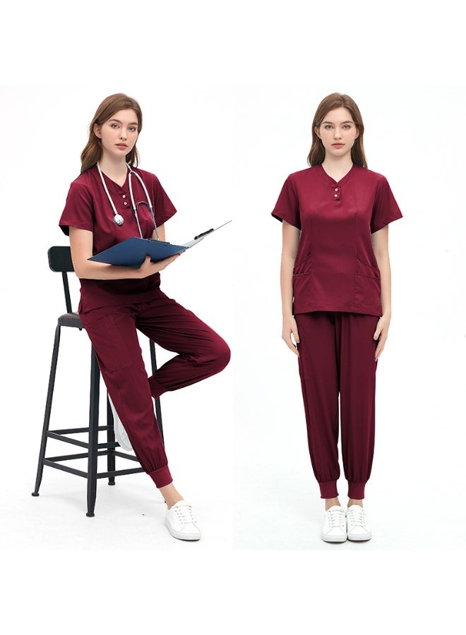 NIBEMINENT Doctor Nurse Scrub Set Medical Uniforms Women Jogger Set Hospital Accessories Operating Room Surgical Uniform Workwear - Image 1