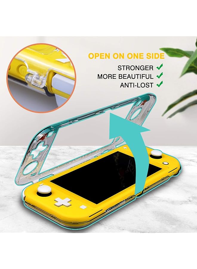 SWIUKPHE حافظة واقية لجهاز Switch Lite، غطاء شفاف صلب بتصميم مقسم، مقاوم للصدمات ومضاد للخدش، ملحقات لجهاز Switch Lite ووحدة التحكم Joycon - Image 5