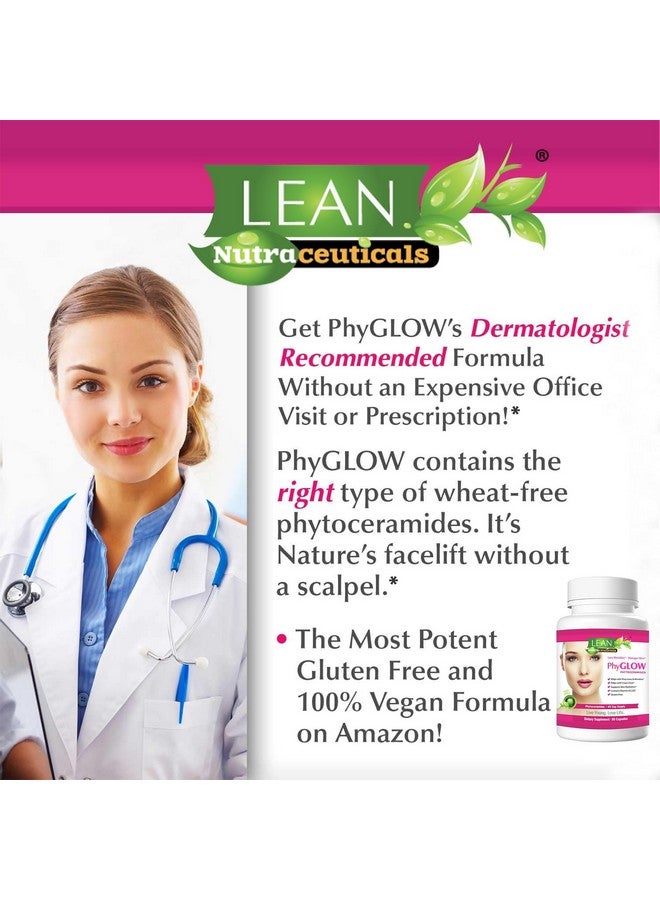 LEAN Nutraceuticals Skin Care Phytoceramides, 90 Day Hydration Focus Super Ceramide Supplements for Women and Men, Wrinkle Support Factor Pills, Give youth to the Face with Multivitamin A, C, D, E Gluten Free 90 Capsules - Image 2
