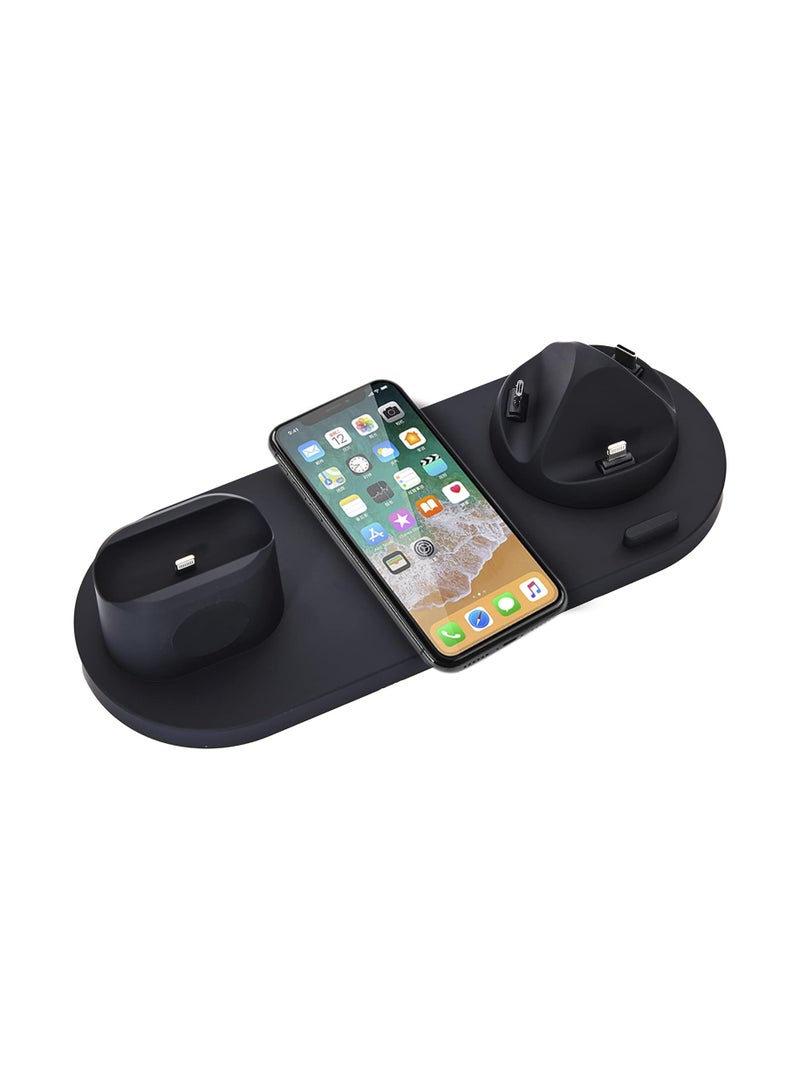 SYOSI 6 in 1 Charging Station for Apple Devices, Charging Dock Multi Device Charging Station for iPhone Series AirPods Pro/3/2/1, Charging Dock Station for Apple Watch SE/8/7/6/5/4/3/2/1 - Image 5