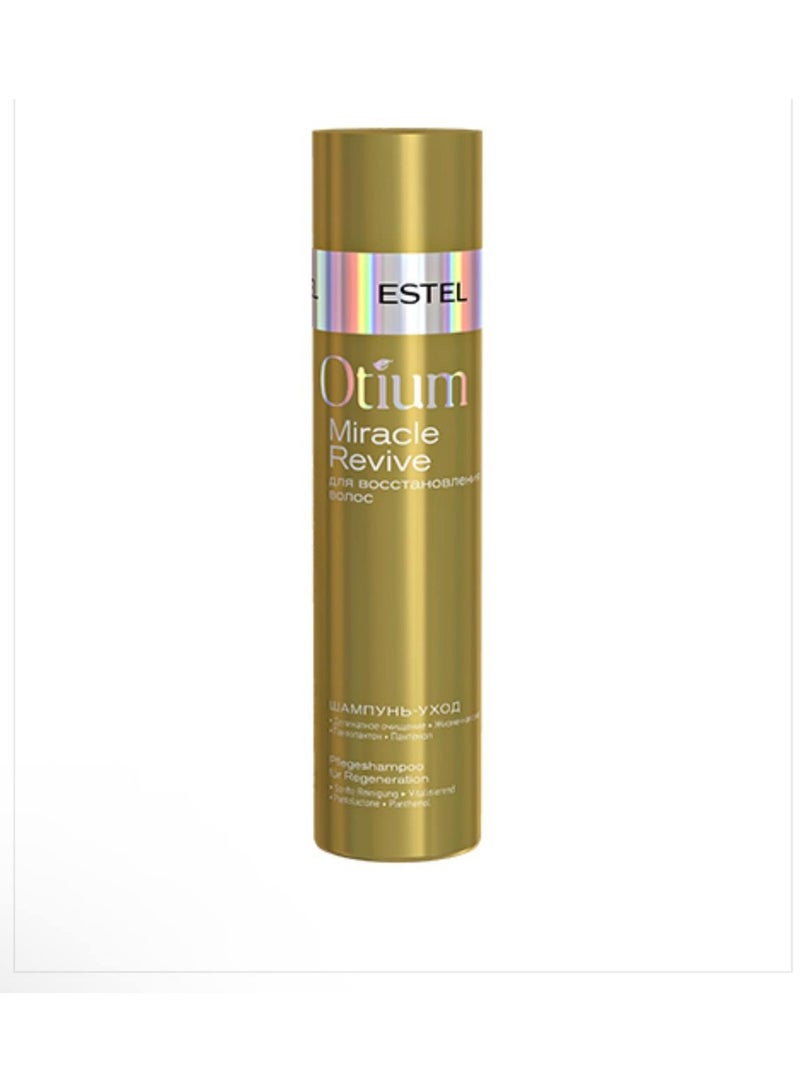 ESTEL Otium Miracle Revive Repair Shampoo for Damaged Hair – Deep Nourishing & Hydrating Shampoo – Professional Hair Care for Dry & Bleached Hair 250ml