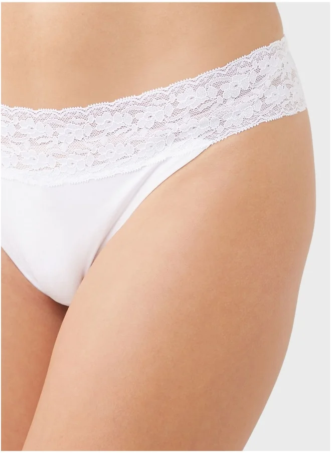 La Senza Lace Detail Thong